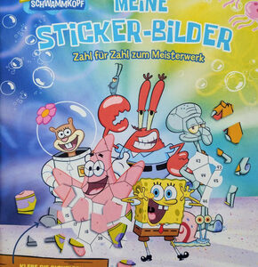 Spongebob Schwammkopf - Meine Sticker-Bilder, Zahl für Zahl zum Meisterwerk