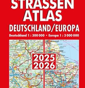 Neuer Straßenatlas Deutschland/Europa 2025/2026