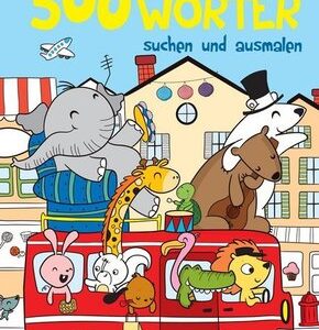 300 Wörter suchen und ausmalen - Busfahren