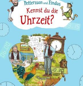 Pettersson und Findus. Kennst du die Uhrzeit?