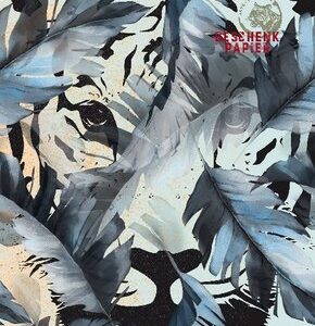 Save the Tiger Geschenkpapier-Heft - Motiv Tiger im Dschungel