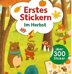 Erstes Stickern - Im Herbst