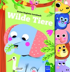 Erstes Register-Lernbuch - Wilde Tiere