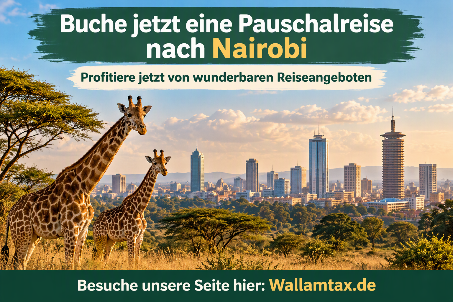 Buche jetzt Deine Pauschalreise nach Nairobi