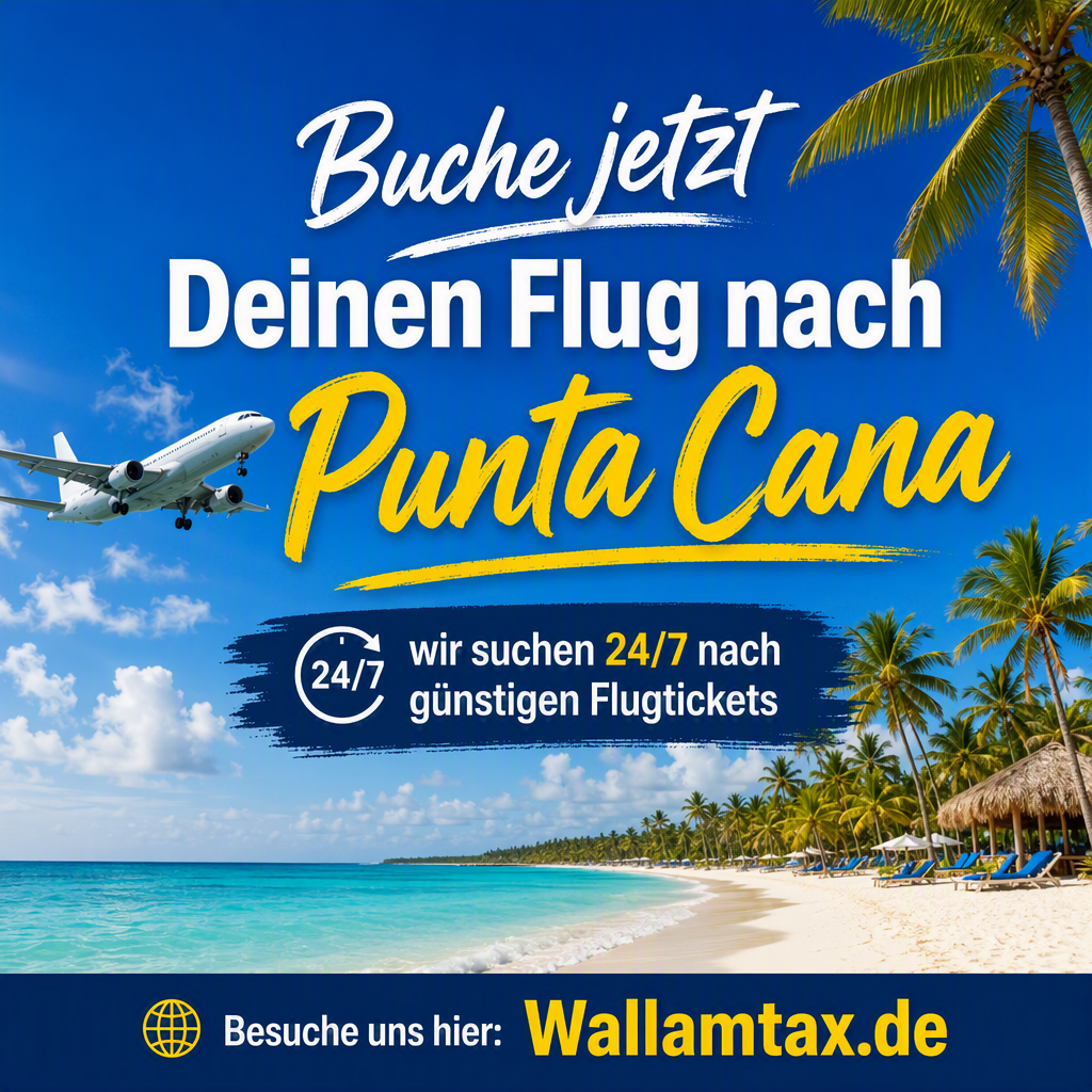 Buche jetzt Deinen Flug nach Punta Cana