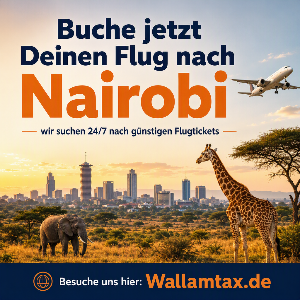 Buche jetzt Deinen Flug nach Nairobi